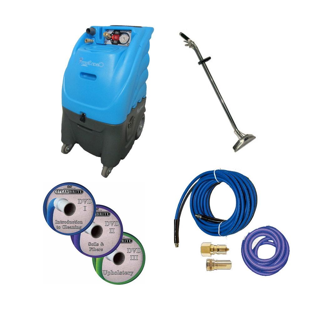 Clean Storm 12-3500-H-AFAD-230v Set 12gal 500psi HEATED Dual 3 Stage Vacs Auto Fill Auto Dump Hoses Wand Extractor