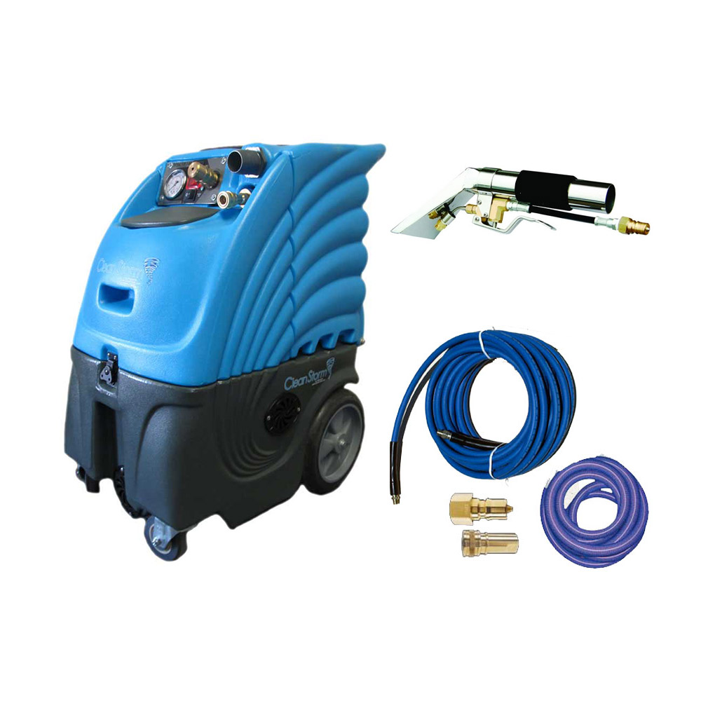 Clean Storm 12-6170-H, 12Gal 170psi HEATED 6.6 Vac Motor, Auto Detail and Upholstery Cleaning Set Optimizer