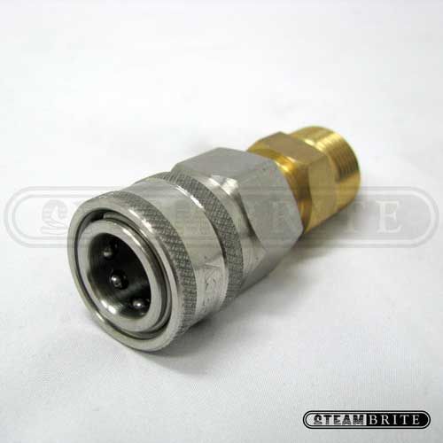 22mm Male Plug To 3/8 Stainless Steel Female, QD Adapter, 20130113