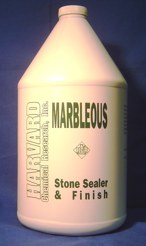 Harvard Chemical Marbleous Marble Sealer and Finish Case 4/1 Gallon Bottles 1055-4