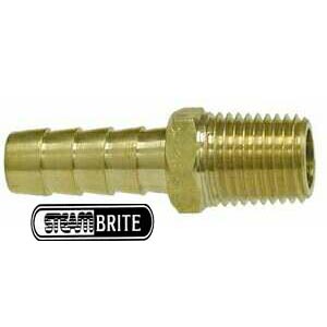 3/4in Mip X 3/4in Barbed Brass Fitting 32-023 Straight BR023 32023