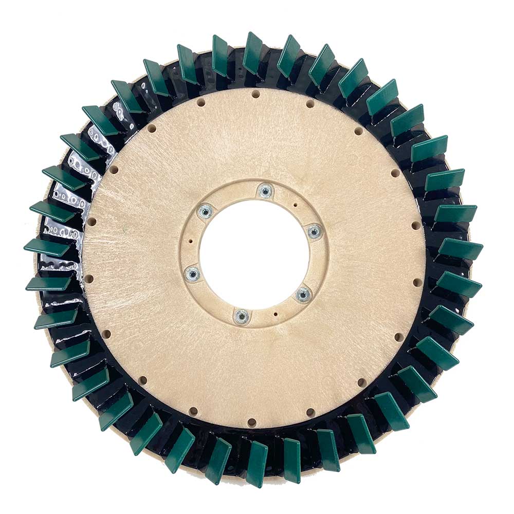 Malish 50420CW Diamond Devil Green Hone Tool For Floor Buffers and Auto Scrubbers 20in 36 Blades Clock Wise 6-15129-90420-9