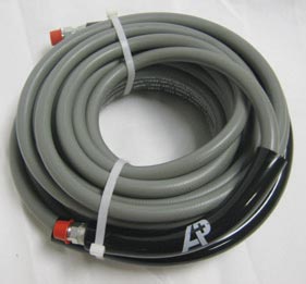 Pressure Washer Non Marking Hose 3/8in X 75 ft 4000psi Gray A Solid X Swivel End 1 Wire 8.921-619.0  89216190