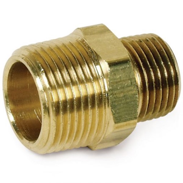 Karcher Hex Reducing Brass Nipple 3/8in Fpt x 1/8in Mpt 8.705-223.0