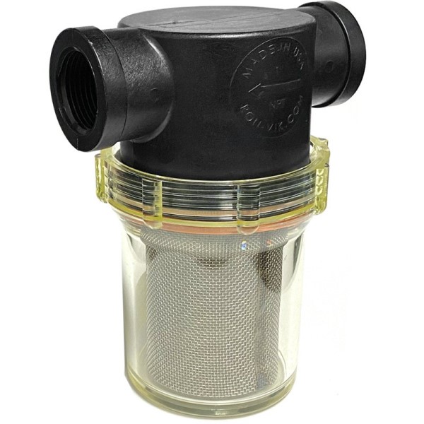 Karcher In-line Filter Clear Can Type 1″ FPT 80 Mesh 8.709-997.0