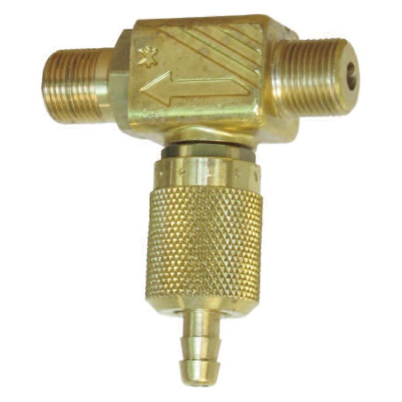 Karcher 8.753-994.0 Adjustable Chemical Injector Valve Brass QC Number 1 2.9-4.0 GPM