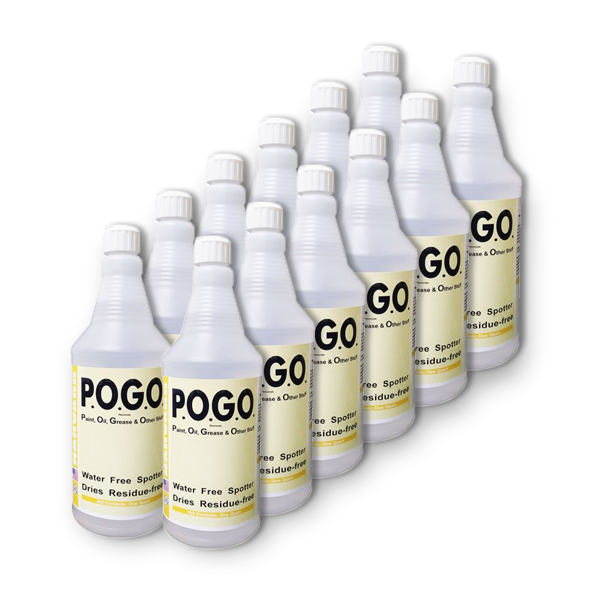 Harvard Chemical 8018-12 POGO Dry Cleaner Volatile Spotter Case 12-1 Quart Bottles GTIN 711978405628