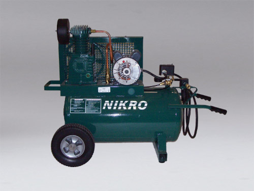 Nikro 860758 115v Single Stage 150 PSI Portable Electric Compressor and Tank