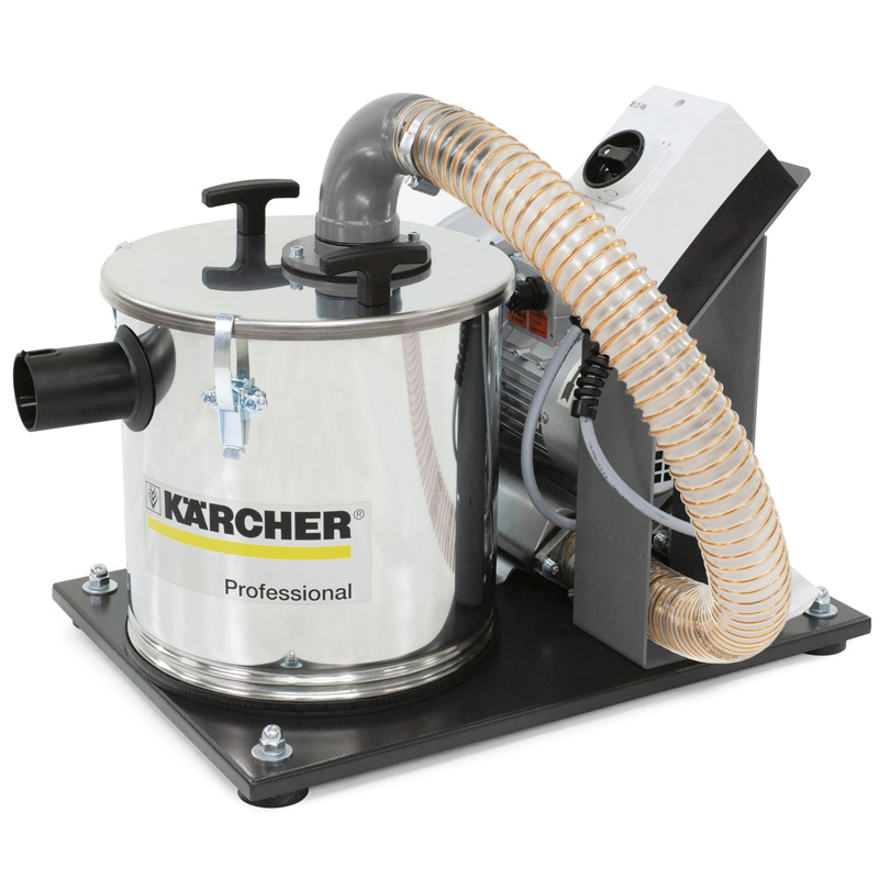 Karcher IVR-B 20/6 3-Phase Stainless Steel Compact Industrial Vacuum Cleaner 9.988-915.0 (460volt) GTIN 4054278455129