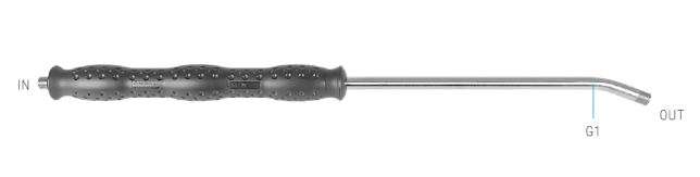 Mosmatic 902.918, LAN Eco HP-Wand, 39 in Bent with 12 in grip