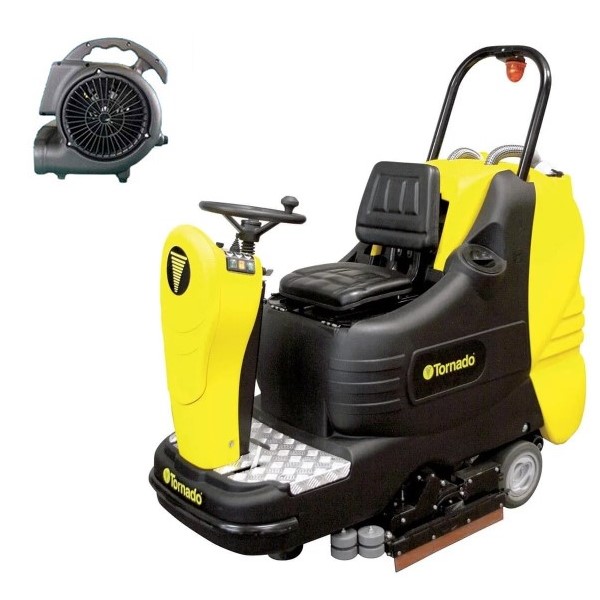 20231348 Tornado 99780 BD 33 30 36v Mach Only Automatic Ride-On Scrubber and Air Mover Freight Included