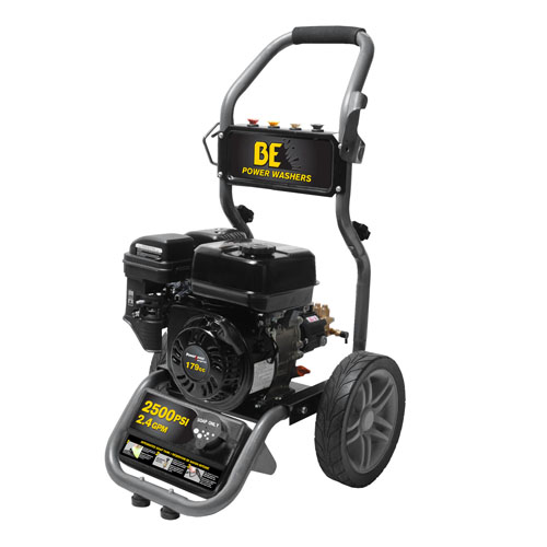 BE Pressure Supply BE256RA Collapsible Frame Cold Water Pressure Washer 2500PSI 2.4GPM gas engine 777897172478