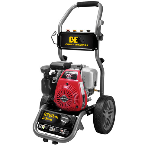 BE Pressure Supply BE286HA Collapsible Frame Cold Water Pressure Washer 2800PSI 2.3GPM Honda gas engine 777897172560