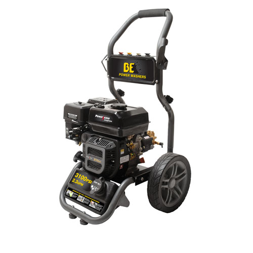 BE Pressure Supply BE317RA Collapsible Frame Cold Water Pressure Washer 3100PSI 2.3GPM gas engine 777897181494