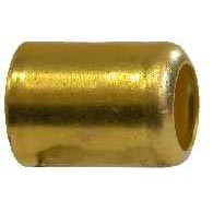 Brass Ferrule .775 inches X .5 inches Short X .02 Gauge Common for 3/8 in ID Hose 32574