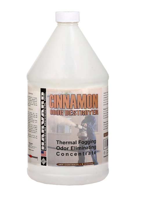 Harvard Chemical Cinnamon Odor Destroyer Thermal Fogging Odor Eliminating Concentrate 4/1 gallon Case Freight Included