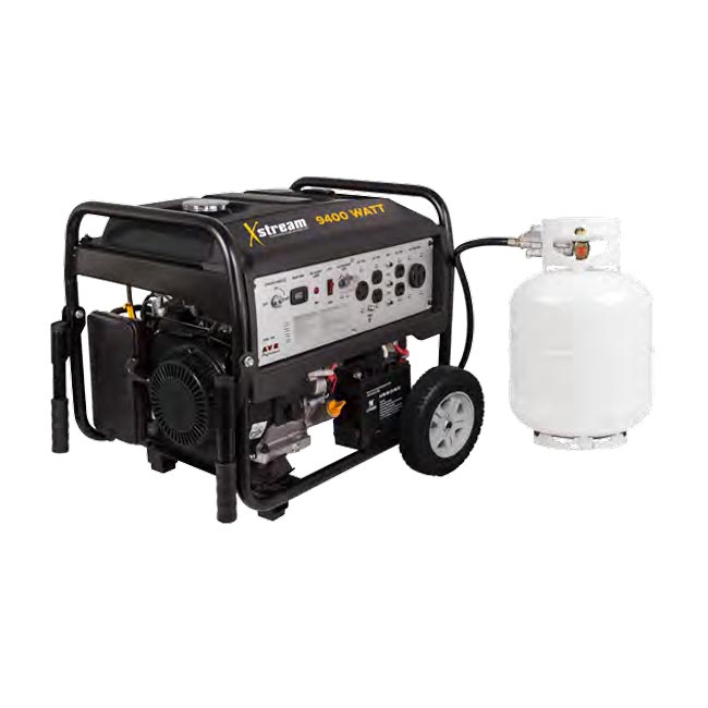 BE Pressure XStream BE9400DFS Dual Fuel 9400 Watt Generator 459cc Gas and Propane Freight Included GTIN 777897289879