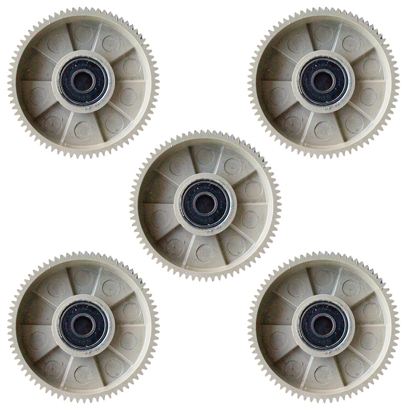 CRB Cleaning Systems E41-5, 73 mm Gear With No Bearings, 5 Pack Repair kit, for CRB Floor Scrubber Machine TM4 and TM5