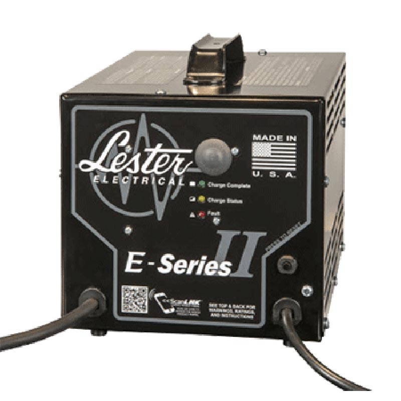 Lester Battery Charger Sealed 36V 25A (9.100-504.0) E Seriers II Gray Plug CH-38SCR50GS