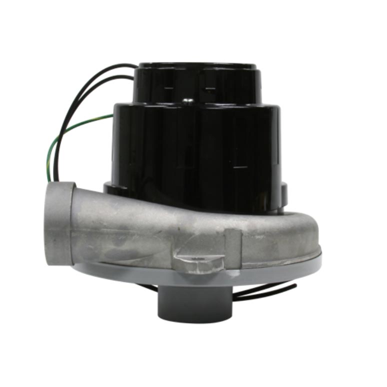 Mytee C348A, Ametek Lamb Vacuum Motor Blower, 6.6 Inches, W/ 2in inlet tube CONE, 240 volts, Tangential, 2 Stage 1 Speed