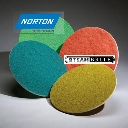 Norton Abrasives 701846 01982 Tan Diamond Stone Maintenance Pads 17 Inch 10 each of 8000 Grit 10 Pack Case