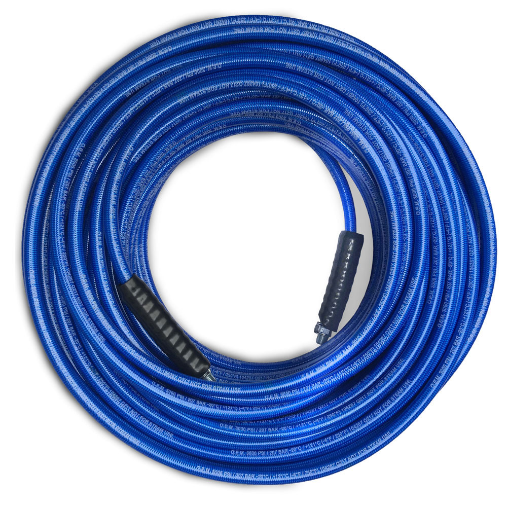 Steambrite Turbo Heat Thermo Retention Hose 250 ft 3000 psi 250 degree Holds in More Heat 20191014 Nylon Braid 1/4 ID