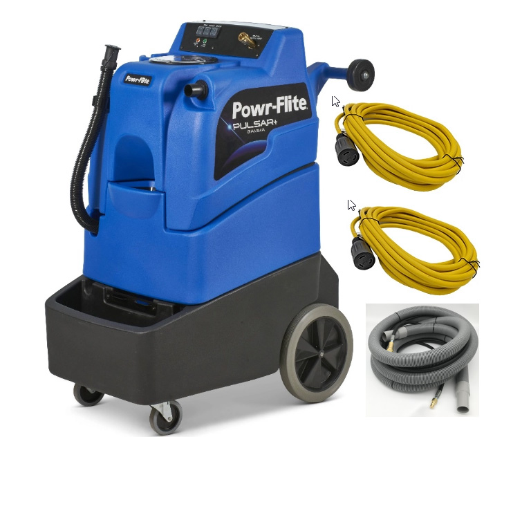 Powrflite Pulsar Delta PE310-G10-U 10 Gallon Dual 6.6 Vac 500 Psi HEATED With Hose and Power Cords Freight Included