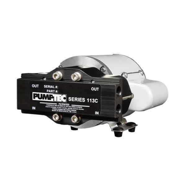 Pumptec 80130 Pump Motor Set 212T-170/M20 12V Viton M-VALVE 4 - 1/4in Ports GTIN 10679065071668