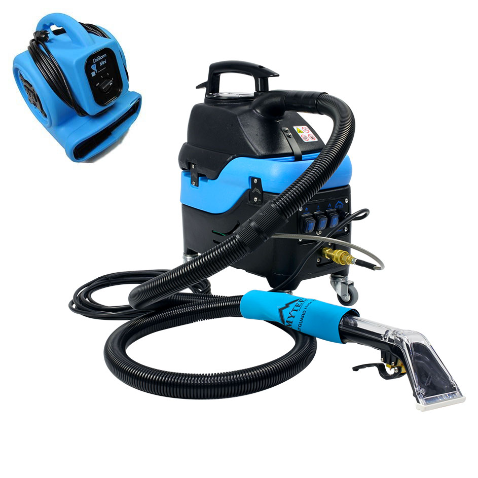 Mytee S-300H A Tempo HEATED Spotter Extractor 1.5gal 55psi 2 Stage Hand Wand Hose Set and Air Mover GTIN 400014038707