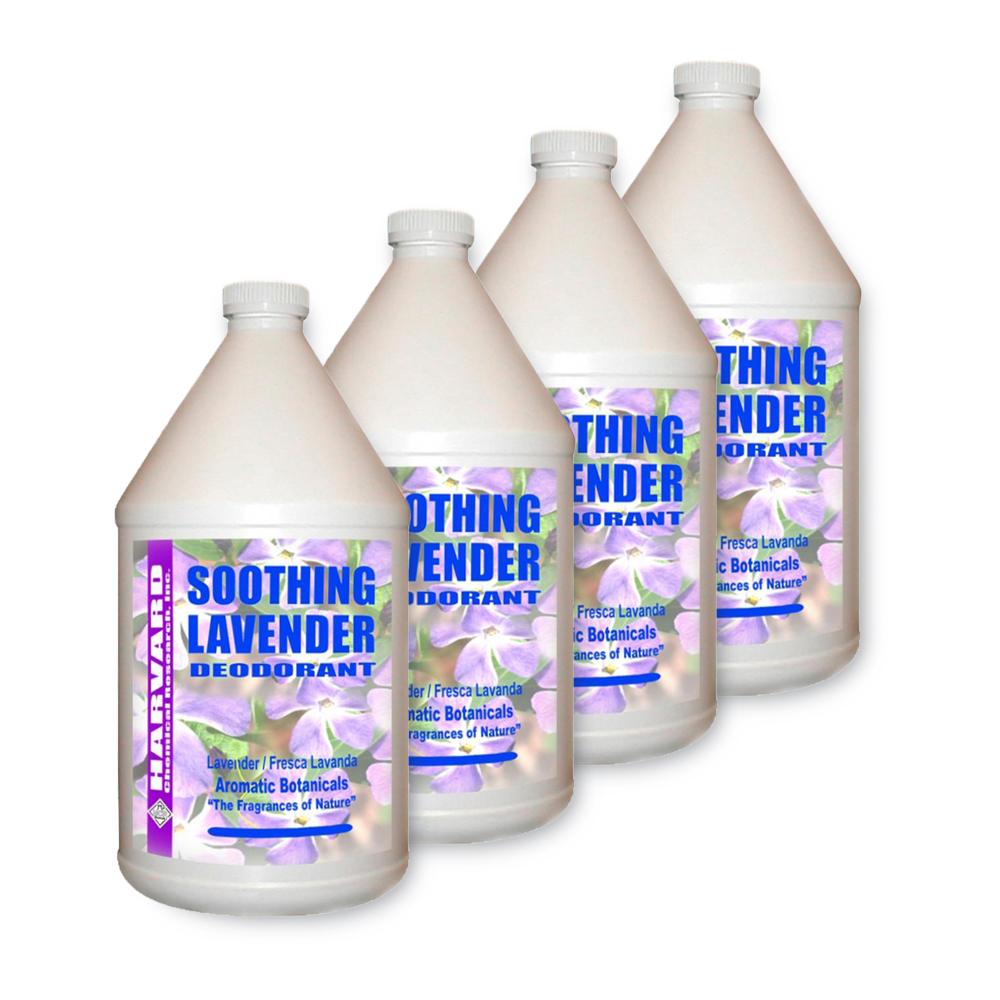 Harvard Chemical Soothing Lavender Aromatic Botanicals Concentrated Water Based Odor Control Deodorant 4/1 Gallon Case