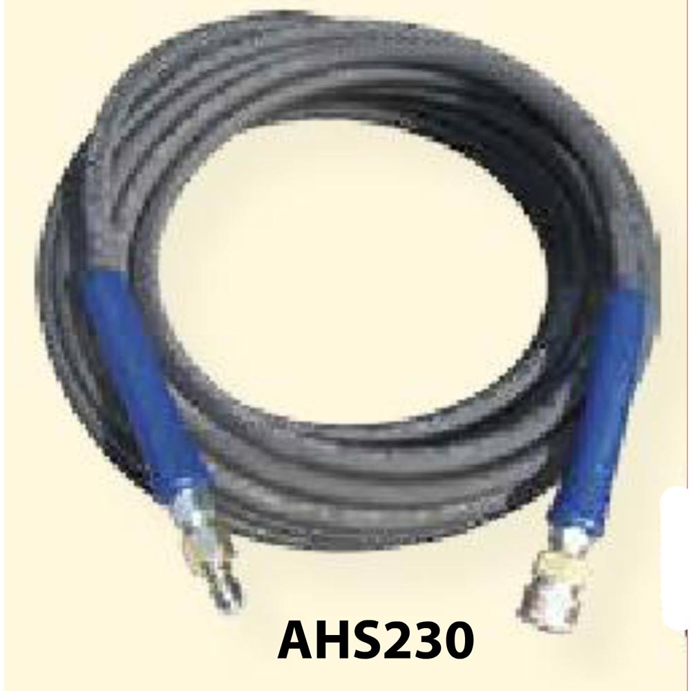 Pressure Pro AHS295 - 3/8in x 200ft gray hose with Quick Connects Max 4000 PSI 1 Wire