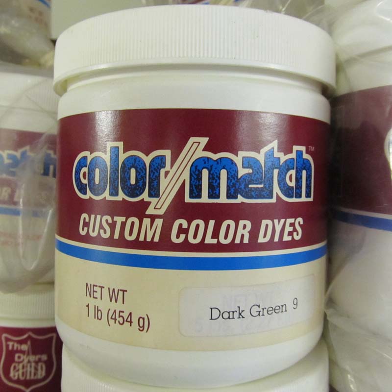 Color Match Carpet Dye - Dark Green No9 - 1LB
