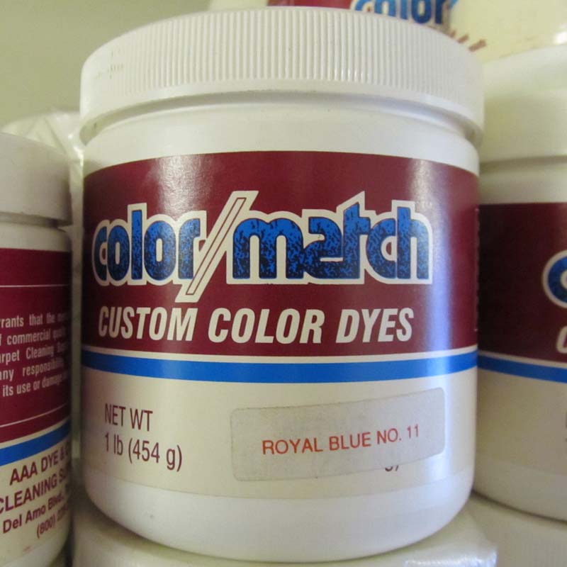 Color Match Carpet Dye - Royal Blue - 1LB