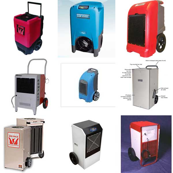 Commercial and Industrial Dehumidifier Comparison Chart Compare Dehumidifiers