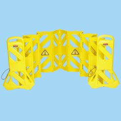 Portable Mobile Barrier Yellow