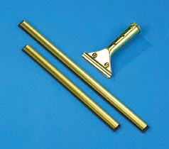 Unger GOLDEN CLIP BRASS SQGE HANDLE