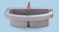 Maid caddy 16in X 9in X 5in-grey