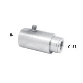 Mosmastic 29.018 Nozzle socket with snap-lock stainless LAZ G1/4in F 1/8in NPT-F