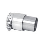 Mosmatic 60.308 swivel coupling with 1x pipe clamp stainless steel 1.5inch