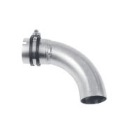 Mosmastic 60.314 Air system elbow 90degree with pipe clamp stainless steel 2in