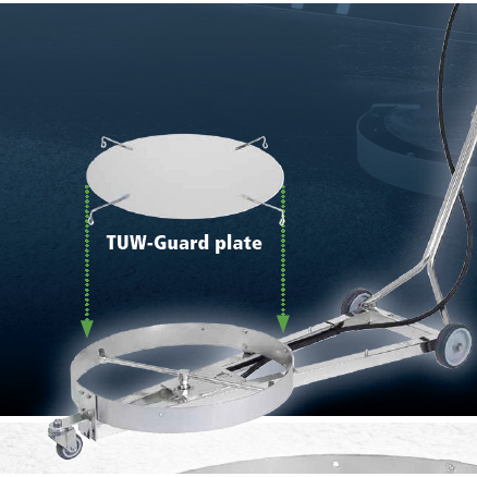 Mosmatic TUW-750 30 Guard Plate for 80.612 Undercarriage cleaning wand