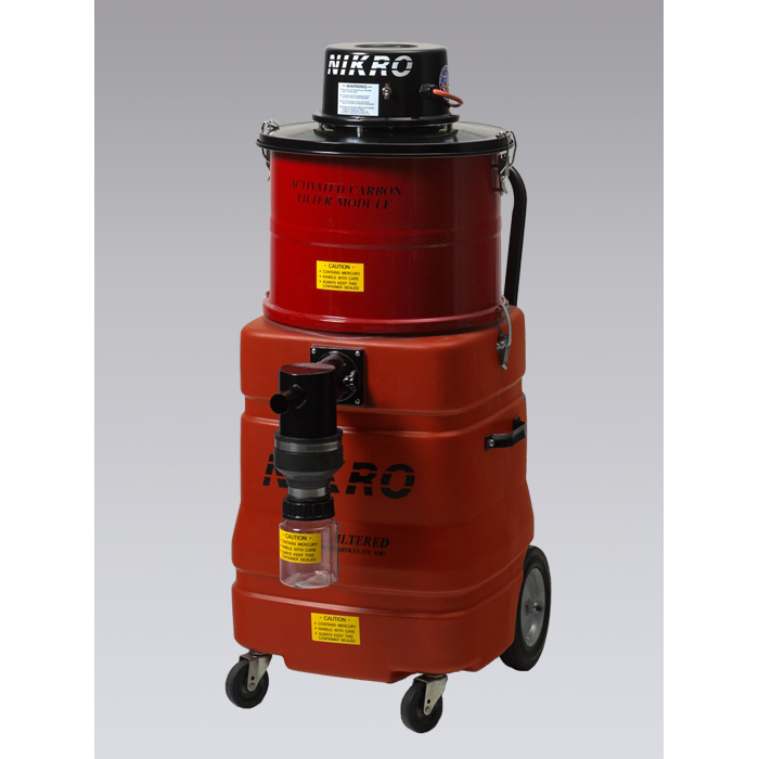 Nikro MV15110-PLY  15 Gallon Mercury Recovery Vacuum