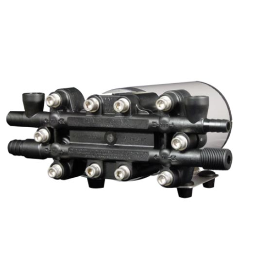 Pumptec 81377 114T-075/M70 6 port buna U-valve black Pump N Motor 120 Volt 200 PSI GTIN 10679065072245