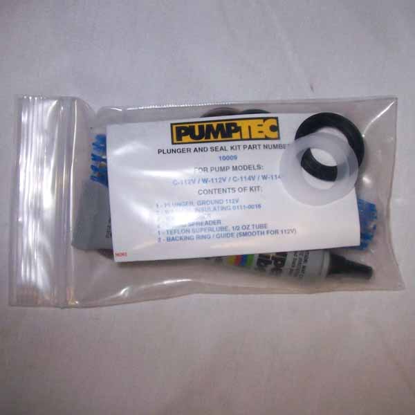 Pumptec 10001 Kit A 250psi Plunger and Seals fixes 112T, 114T, And AP50 Pump Heads 1609-2532 GTIN 10679065070586