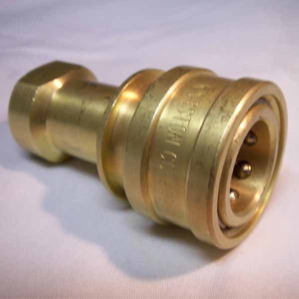 Carpet Cleaning QD85, 3/8 in Female Brass Quick Disconnect Coupler Socket, [38QD], 86179710, PAF02,  B005,  580-130