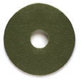 PowerFlite 16 inch 1in Thick Green Scrubbing Pad for Heavy Duty Cleaning Action