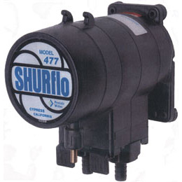 Shurflo 477-400-01, Air Operated, 100psi Diaphragm Pump, 7-10gpm Santoprene Rubber 8.702-321.0