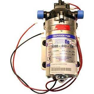 Shurflo 8000-443-136, Pump, 12 volts 60 psi 1.6 gpm, Freight Included if purchased online