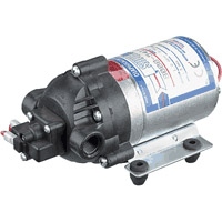Shurflo 8007-543-836, Positive Displacement 3 Chamber Diaphragm Pump, 12 Volt 60 PSI, (8007-593-836)