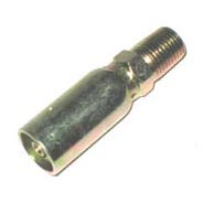 Hydraulic Hose Crimp Fitting 1/4 inch Hose X 1/4 inch NPT- Male Solid Rigid Stainless Steel SS43-04-04MP
